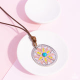 Mandala Marvel - Yellow Necklace Paparazzi