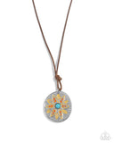 Mandala Marvel - Orange Necklace Paparazzi