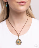 Mandala Marvel - Orange Necklace Paparazzi