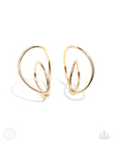 Wraparound Whimsy - Gold Ear Cuff Earrings Paparazzi