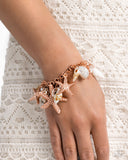 Seashell Song - Copper Bracelet Paparazzi