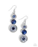 Dedicated Dalliance - Blue Earrings Paparazzi