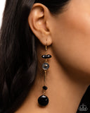 Blissful Balance - Black Earrings Paparazzi