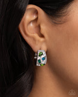 Antique Dealer - Green Earrings Paparazzi