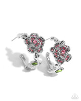 Mother ROSE Best - Pink Rose Earrings Paparazzi