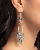 Winged Wardrobe - Blue Earrings Paparazzi