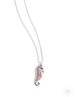 Seahorse Sailor - Pink Necklace Paparazzi