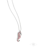 Seahorse Sailor - Pink Necklace Paparazzi
