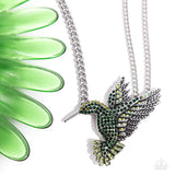 Hummingbird Headline - Green Necklace Paparazzi