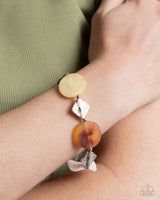 Reflective Ratio - Brown Bracelet Paparazzi