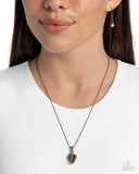 Conch Confidence - Brass Necklace Paparazzi