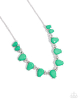 Malibu Marvel - Green Necklace Paparazzi