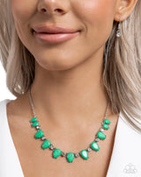 Malibu Marvel - Green Necklace Paparazzi