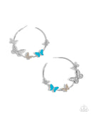Aerial Allegiance - Multi Butterfly Earrings Paparazzi