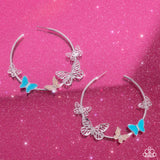 Aerial Allegiance - Multi Butterfly Earrings Paparazzi