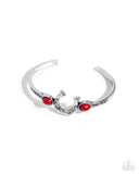 Horseshoe Habit - Red Bracelet Paparazzi