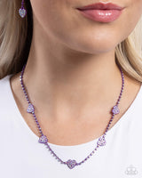 Homecoming Hearts - Purple Necklace Paparazzi