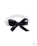 Serene Substance - Black Bow Bracelet Paparazzi