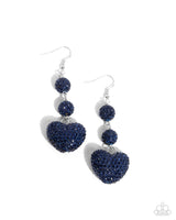 Vision in Shimmer - Blue Earrings Paparazzi