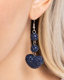 Vision in Shimmer - Blue Earrings Paparazzi