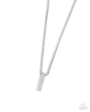 Roman Rebel - Silver Bar Necklace Paparazzi