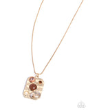 Admirably Abstract - Brown Necklace Paparazzi