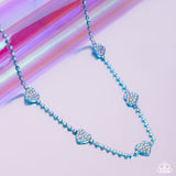 Homecoming Hearts - Blue Heart Necklace Paparazzi