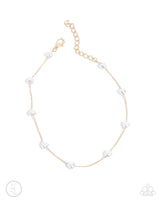 Charming Court - Gold Anklet Paparazzi