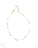 Charming Court - Gold Anklet Paparazzi