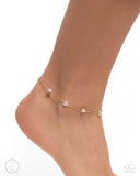 Charming Court - Gold Anklet Paparazzi