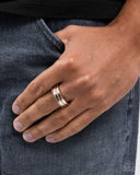 Bustling Basic - Silver Men's Ring Paparazzi