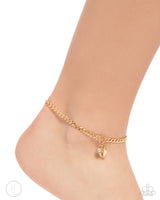 Conch Comeback - Pink Anklet Paparazzi