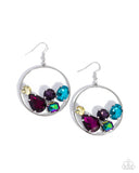 Treasure Timbre - Multi Colored Earrings Paparazzi