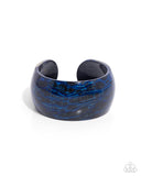 Radical Rendezvous - Blue Cuff Bracelet Paparazzi