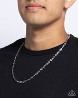 Simple Showroom - Silver Men's Necklace Paparazzi