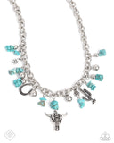 Wild West Whimsy - Blue Necklace Paparazzi