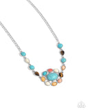 Enigmatic Ease - Blue Necklace Paparazzi
