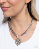 Beloved Birthright - Multi Heart Necklace Paparazzi