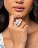 Unmatched Elegance - White Ring Paparazzi