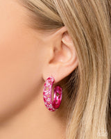 Stellar Significance - Pink Star Earrings Paparazzi