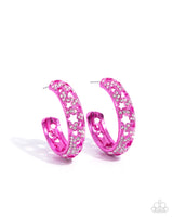 Stellar Significance - Pink Star Earrings Paparazzi