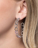 Happier Than Ever - Pink Heart Earrings Paparazzi