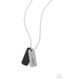 Roman Retrograde - Black Urban Necklace Paparazzi