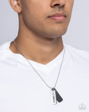 Roman Retrograde - Black Urban Necklace Paparazzi