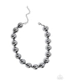 Flattery Will Get You Everywhere - Black Necklace Paparazzi
