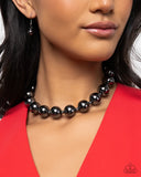 Flattery Will Get You Everywhere - Black Necklace Paparazzi