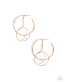 Dreaming of Hoops - Gold Earrings Paparazzi