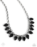 Vicious Vibrancy - Black Necklace Paparazzi