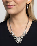 Fresh Facets - White Necklace Paparazzi