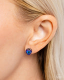 Sweetheart Stunner - Blue Earrings Paparazzi